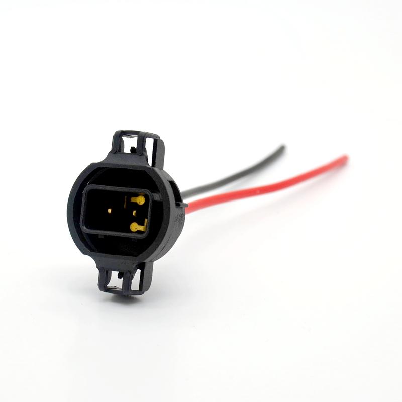 H16 5202 PSX24W PSX26W P13w Auto Fog Lamp Holder Modification Power-taking Male Connector and Female Contact