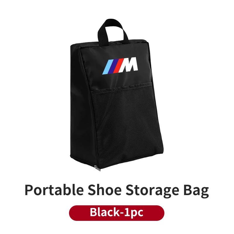 

2025 Hot Car Label Sneaker Organiser Portable Shoe Oxford Cloth Storage Bag Travel Accessories For BMW E46 E90 E60 F10 E39 F30 E