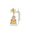 Football Player Figure Trophy Plastic Award Cup for Kids Soccer Game Competition Prize Souvenir