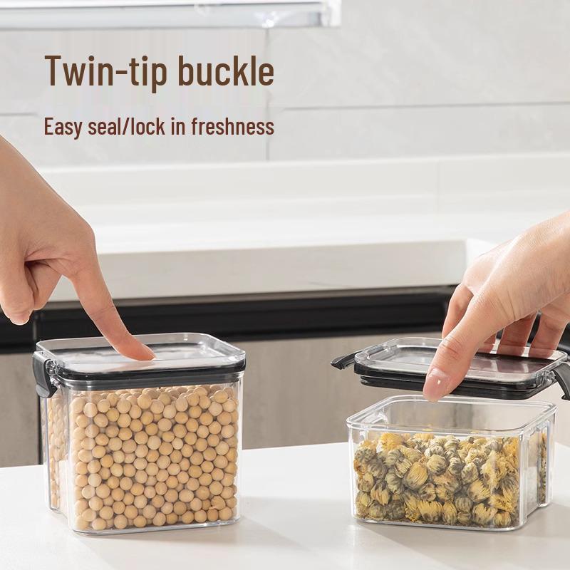 Kitchen Airtight Cereal and Snack Storage Jars - Food Storage Containers for Rice and More