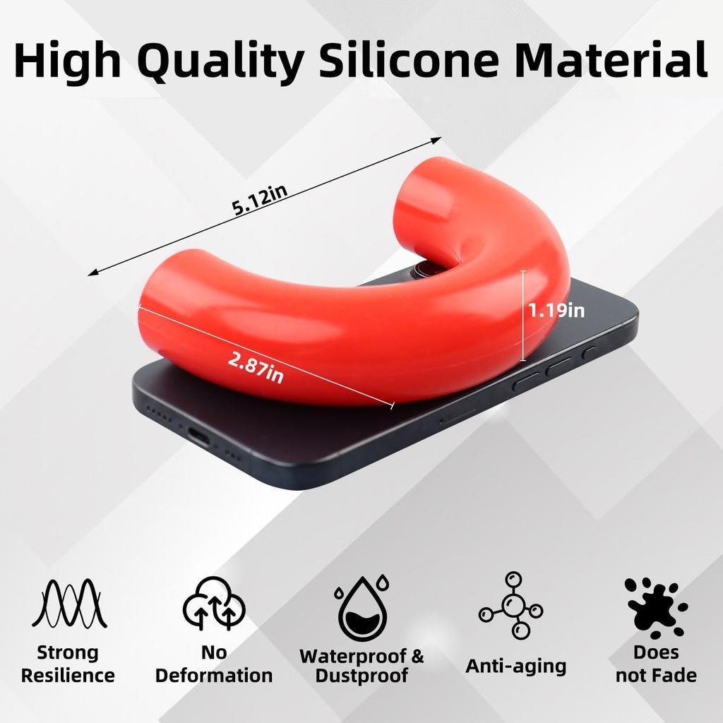 2PCS Tow Hook Covers For Ford F150 2004-2024, Compatible With Toyota Tundra 2017-, Car Accessories For Front Bumper Tow Hook Rubber Sleeve (Red)