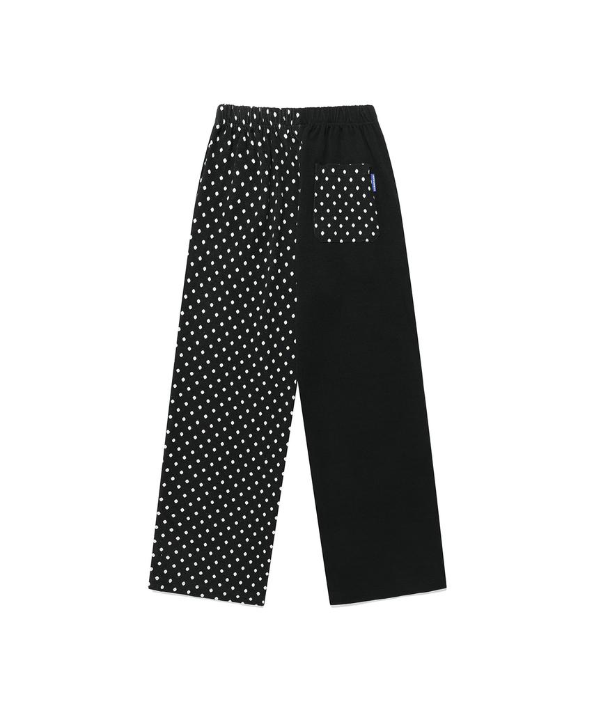 ISTKUNST Dot Combi Pants_Black(Ik2Fffpa01A)
