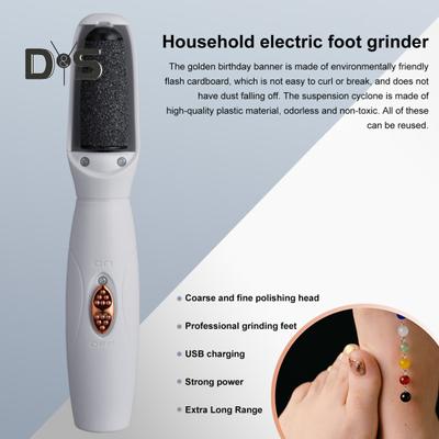 Levigacalli elettrico per piedi Smerigliatrice professionale per piedi per uomini e donne Kit per pedicure Scrubber per piedi per calli della pelle morta Strumento per la cura dei piedi con ricarica USB