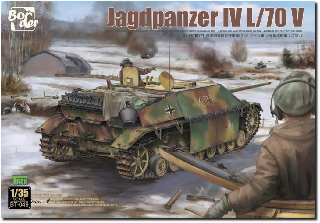 Border Model 1/35 Немецкий Jagdpanzer IV L/70(В) Пластиковый моделист BT049 (танк)