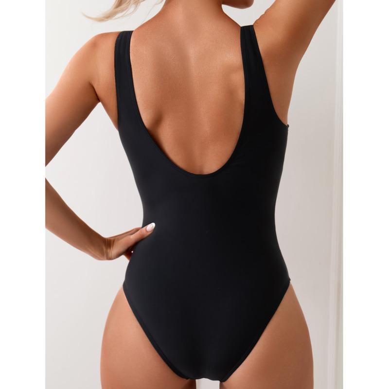 Summer Sexy Swimsuits One Piece Women's Closed Swimwear Push Up Swimming Wear Bodysuit Bathing Suits Beachwear Pool Bather 2025