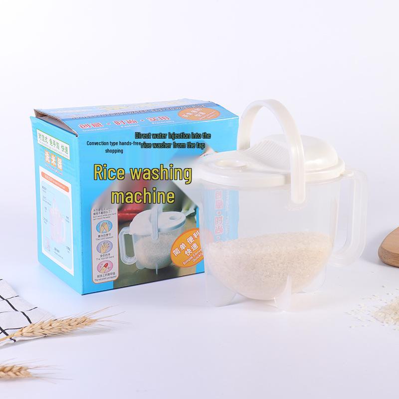 Multi-Functional Rice Washing Sieve: Creative Kitchen Tool for Easy Rice Cleaning Single Package как