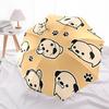1pc Pug Pattern Automatic Open/Close Umbrella, Windproof, Folding Compact Umbrella with Lightweight Design for Women/Men062