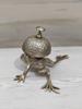 Brass Frog Desk Bell: Antique Style Service Counter Bell