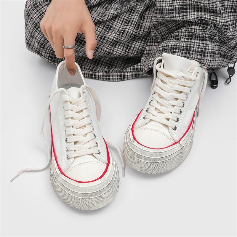 X2 new low-top student canvas shoes niche board shoes dirty shoes sports casual shoes board shoes