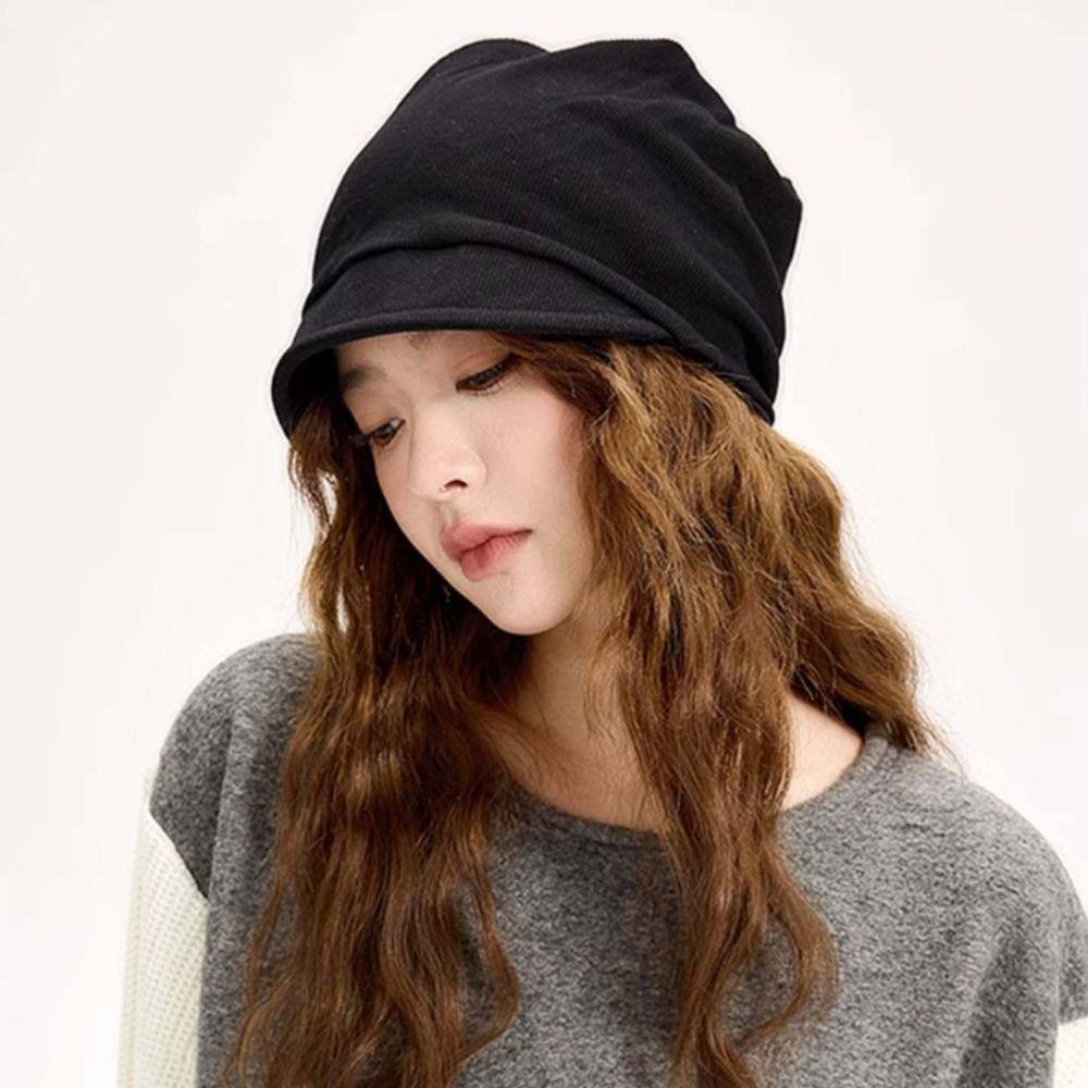 Ear Protection Slouchy Baggy Caps Keep Warm Skull Cap Chemo Cap Beanie Hat  Outdoor Headwear