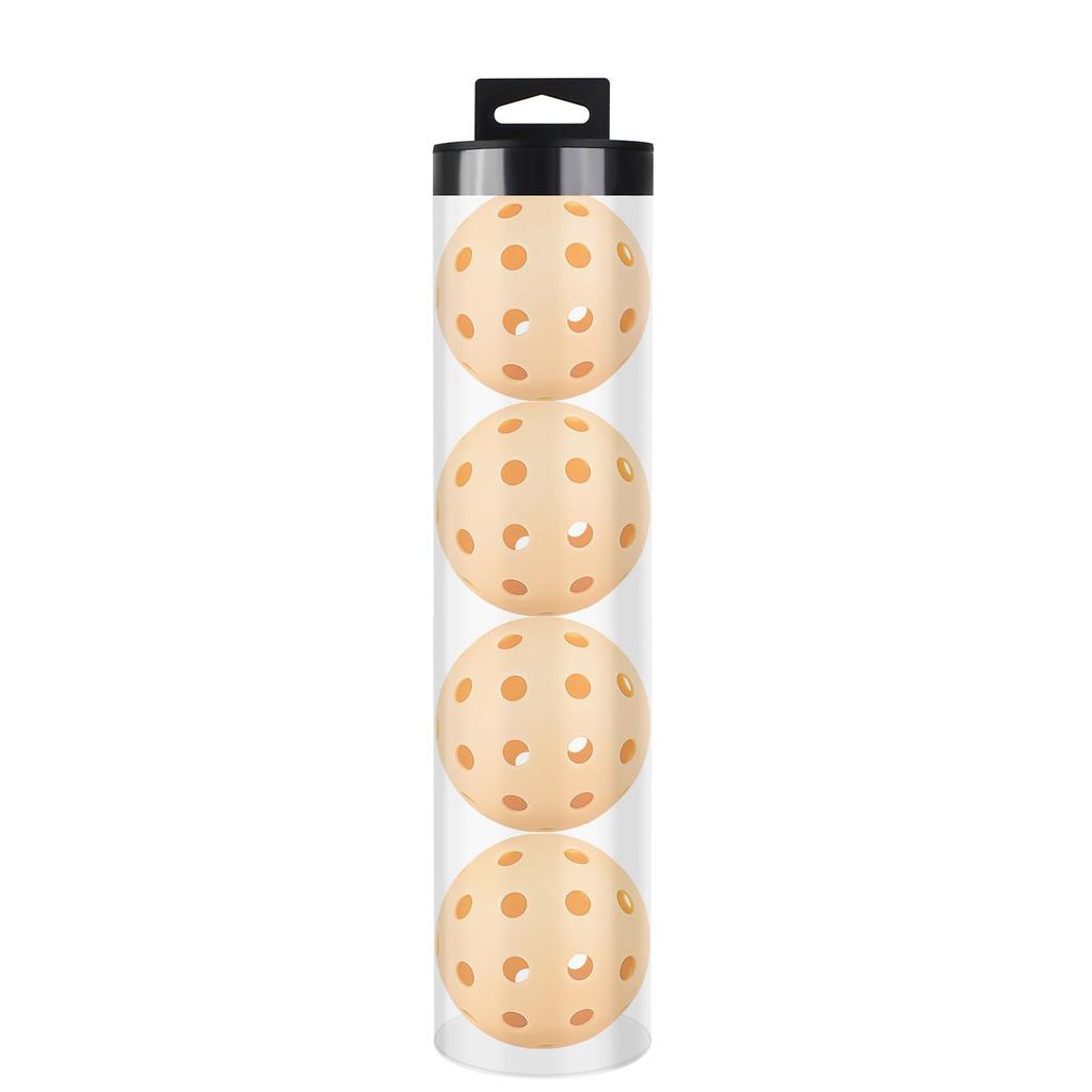 Tennis Ball Can Holder Portable Clear Storage Cylinder Organizer With Lid Practical Design