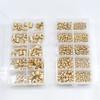 Metal Nut set Brass Threaded Insert Nut set Essential Fasteners Heat Resistant Nut set Gift for Engineers & Hobbyists