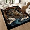 Viking Warrior Artwork Floor Mats for Living Room, Bedroom and Room Decoration Are Suitable for Gifts.