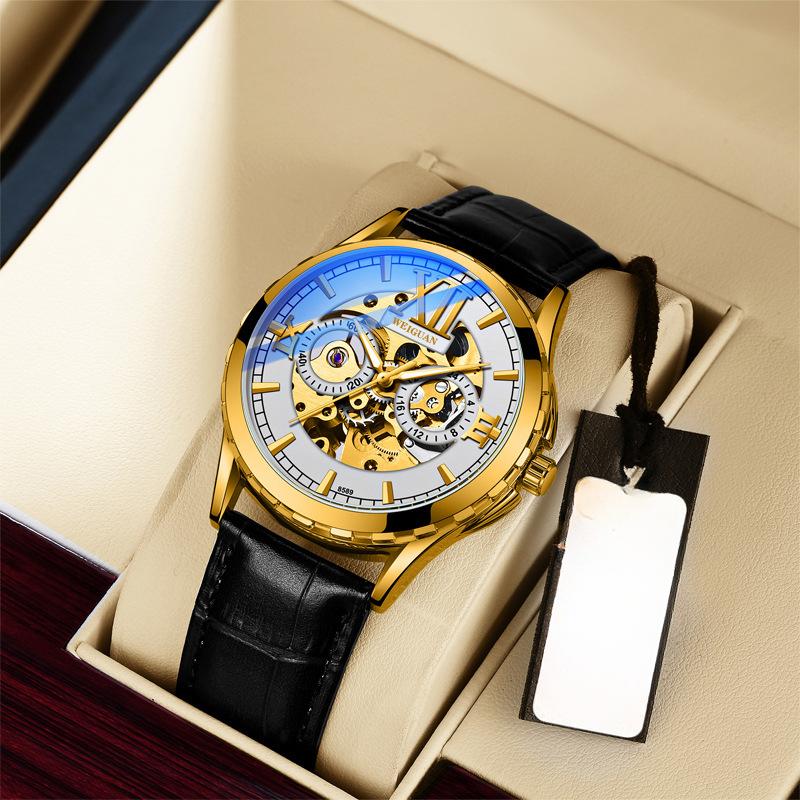 New Business Men's Watch Hollow Mechanical Watch Men's Watch Fully Automatic Mechanical Watch