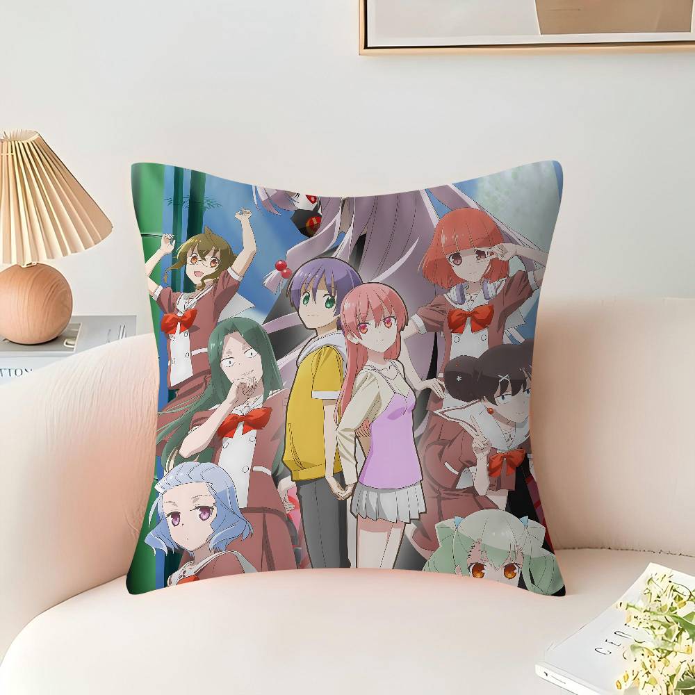 Anime T-TONIKAWA Over The Moon For You Ahornblatt-Design Kissenbezug Happy Autumn Harvest Deko Feiertagsdeko Kissenbezug