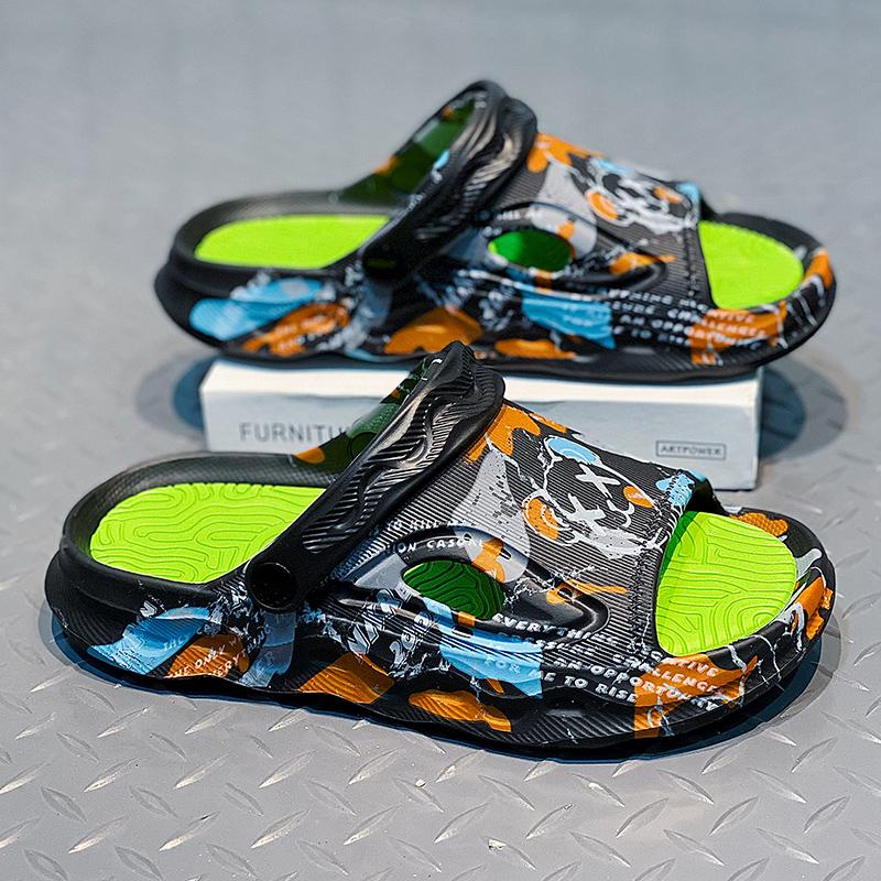 Slippers Men's Summer Wear Non-slip Deodorant Stepping On Shit Sandals Driving Dual-purpose Outdoor Sports Leisure Beach Sandals