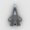 Moc Aircraft Assembly Construction Block Model F35 American Fifth-Generation Fighter Jet With Base And Flames Children'S Plaything Present