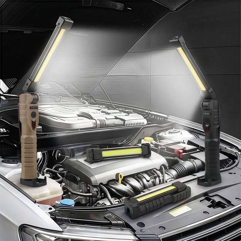 COB LED Work Light Folding Inspection Lamp professional Flashlight  Work Lighting