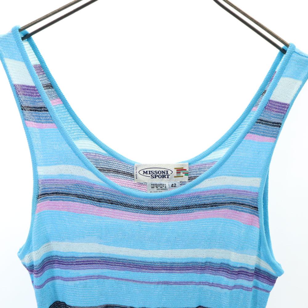 MISSONISPORT No Sleeve One Piece 42 Blue Women Used