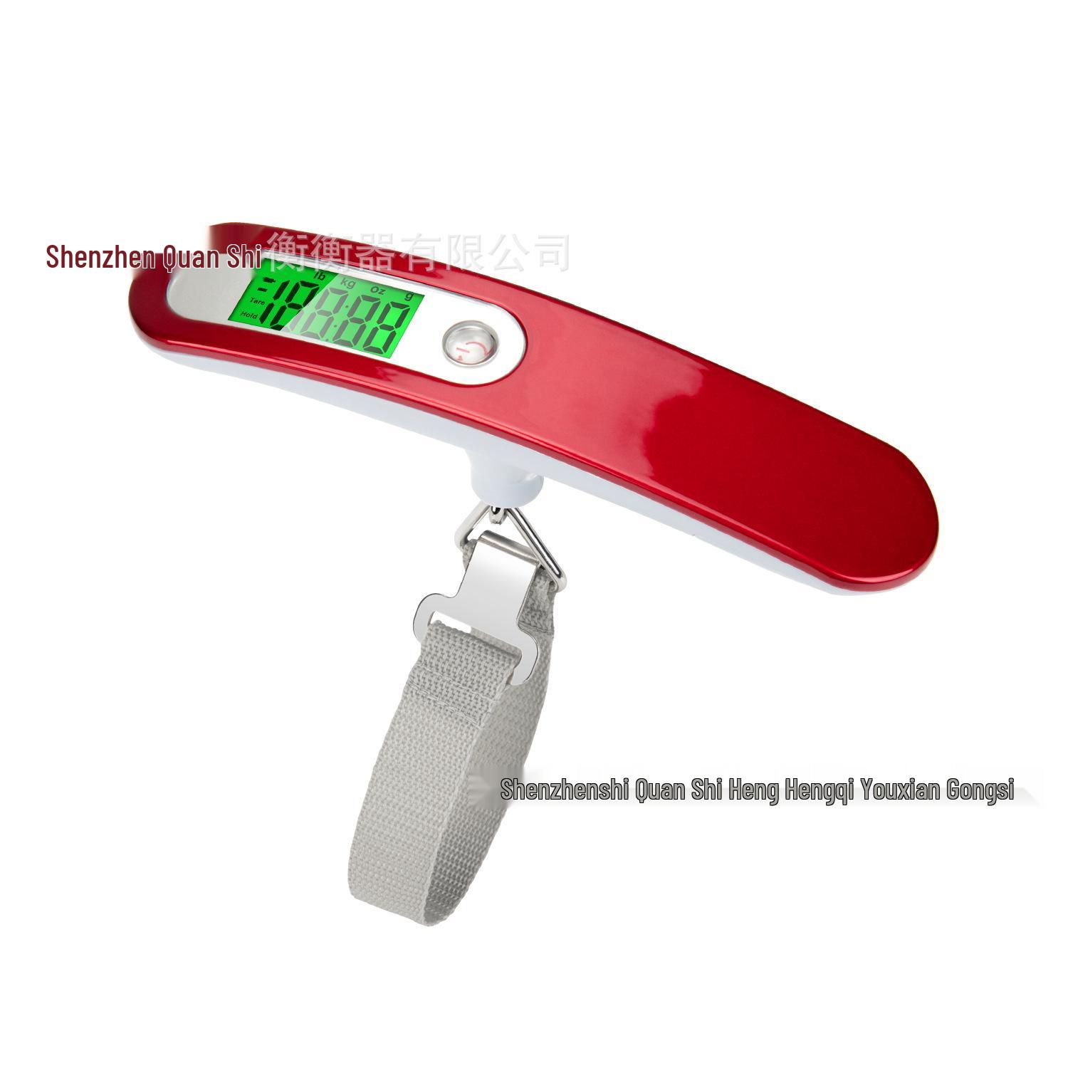

50kg Portable Electronic Luggage and Box Scale - Handheld & Gift-Ready UV Black