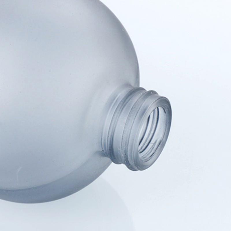 410ml Glass Soap Dispenser Bottle Bathroom Liquid Shampoo Shower Gel Bottle Refillable Storage Container Soap Press Empty Bottle