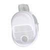 Rice Washing Bowl Water Flush Type ABS Clear Scale Fine Strainer Auxiliary Handle Rice Cleaning Basket for Kitchen
