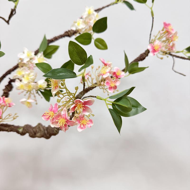 Zen Begonie & Pflaumenblüte Künstlicher Blumenast zur Dekoration