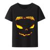 Ny T-skjorte Vintage Helloween Konsert Svart T-skjorte Pumpkins T-skjorte Løse Klær
