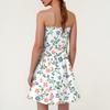 Fashionable Women's Casual Tube Top Floral Print Sleeveless Dress