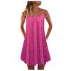 Böhmisches Print Ärmelloses Westenkleid Damen Lässig Sommer Locker Tank Große Größe Mode