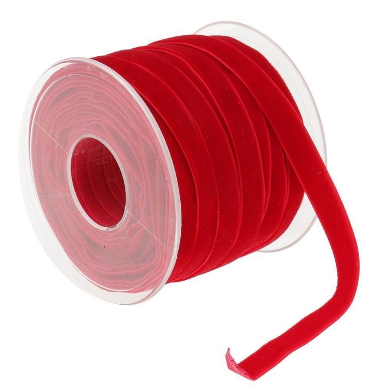 20Yards Christmas Ribbons Width 10mm Wrapping Ribbons for Hair Bows Making Wrapping Christmas Wedding Decoration