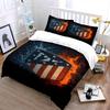 Shield emblem with fire. Bedding sets Duvet cover sets Duvet covers Pillowcases(1 * Duvet Cover 2 * Pillowcases without duvet insert)