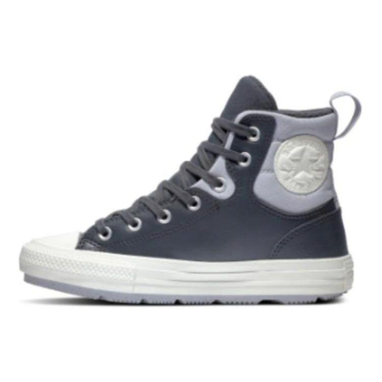 Converse Chuck Taylor All Star Berkshire Boot Durable Shock Absorption High Top Canvas Shoes Unisex Sneakers Gray A01331C