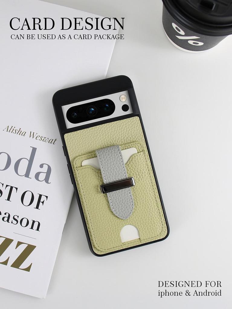 Universal Leather Anti-Fall Phone Case for Google Pixel 6/7/8 Pro & Samsung Galaxy A53 with Card Slot