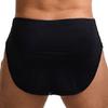 Men Sides Split Press Button Crotch Boxer Briefs Elastic Waistband Quick-Drying Athletic Shorts for Gym Fitness Cycling Running