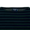 Saint James 2501 GUILDO OUESSANT Long Sleeve in Border T-Shirt Navy/Pin