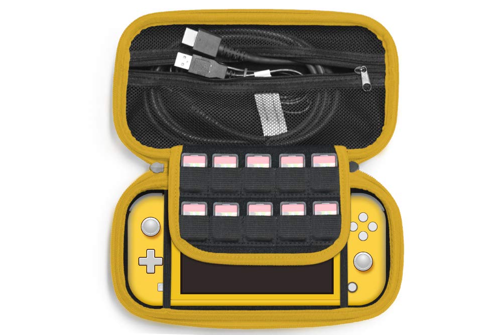 Velkokapacitní pouzdro Switch Switch Lite (Pro Lite) polotvrdý (černá žlutá) -