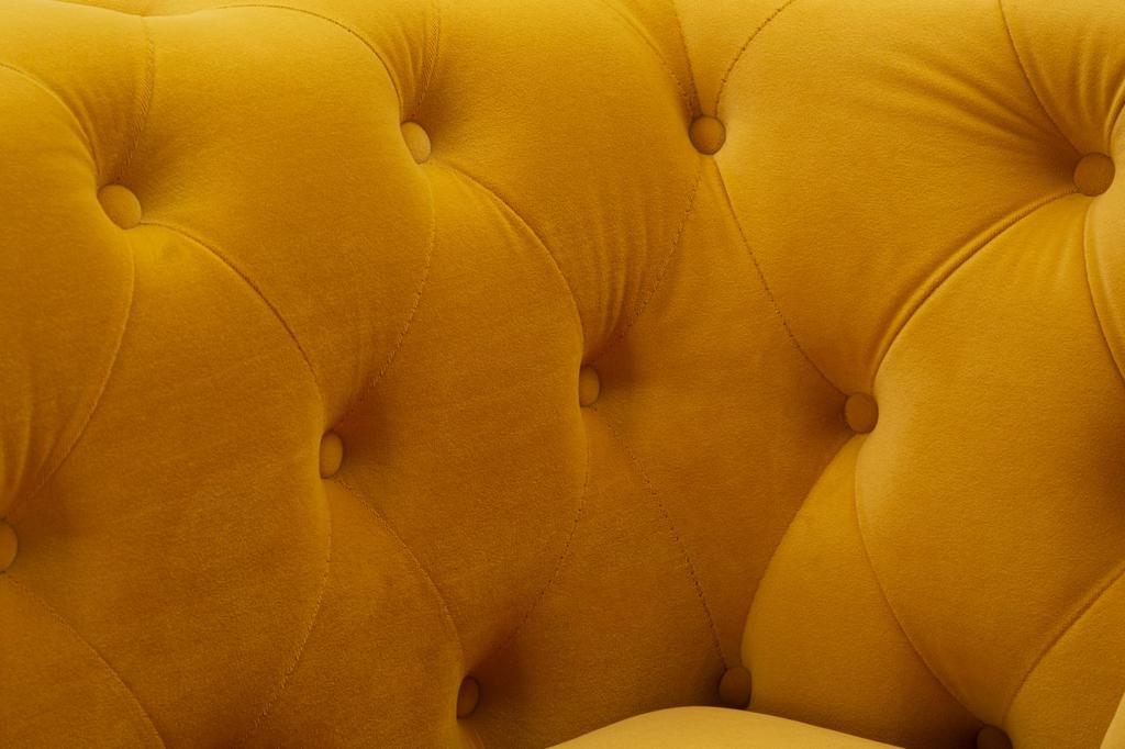 Armchair Emy Mustard With Cushion Cm 104X83X76