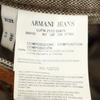 Armani Jeans Vintage işlem Düz pantolon W30 Kahverengi Erkek Kullanılmış