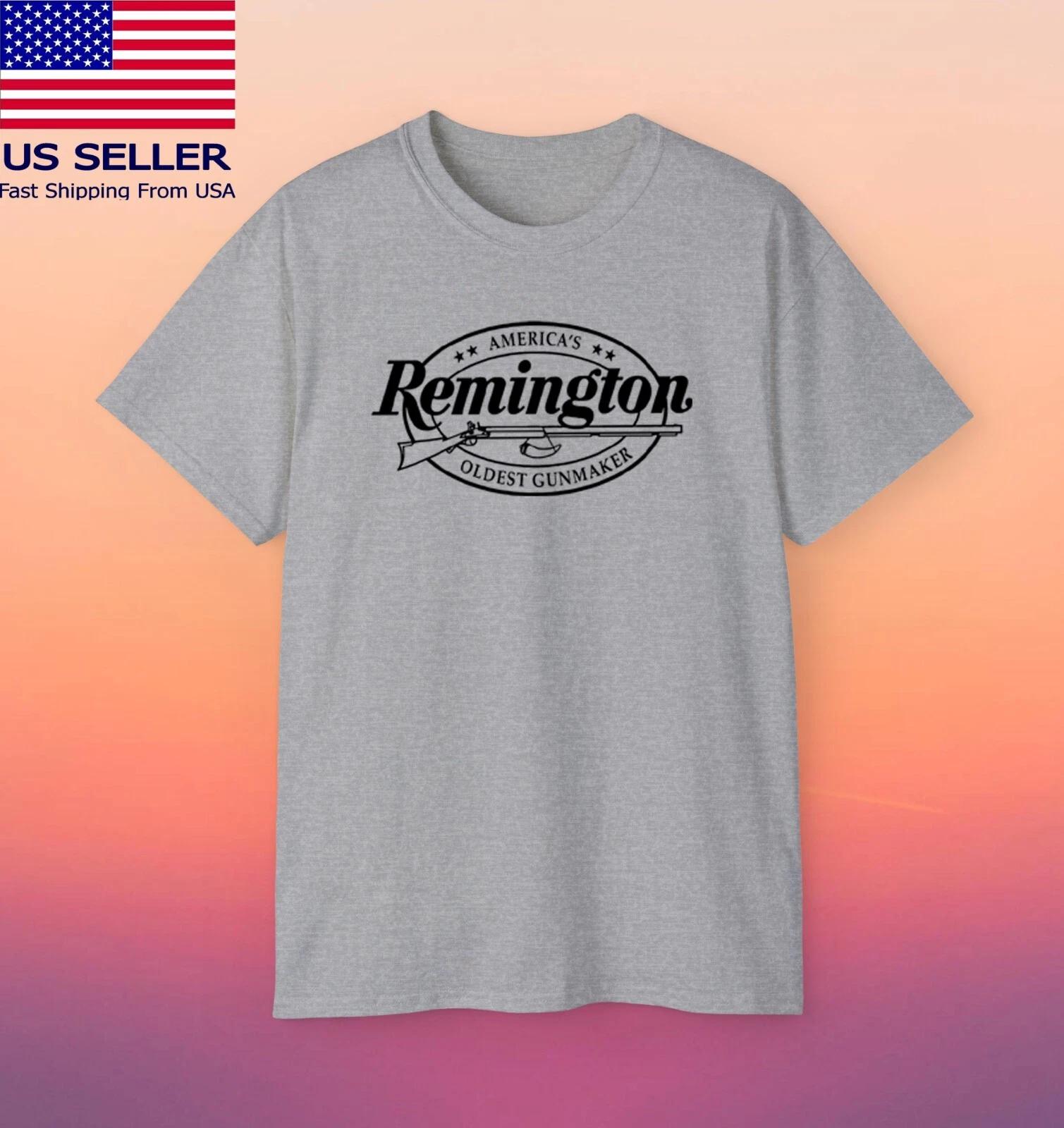 Remington Guns Firearms Men s Grey Size S-5XL 3XL