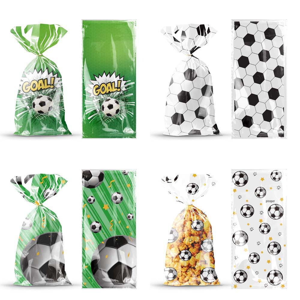 Champions League & World Cup Themed Candy Bags - 4-Piece Set for Football Parties