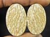 Natural Psilomelane Germane Dendrite pair Earring Making Stone 19X31X05 MM SK-784