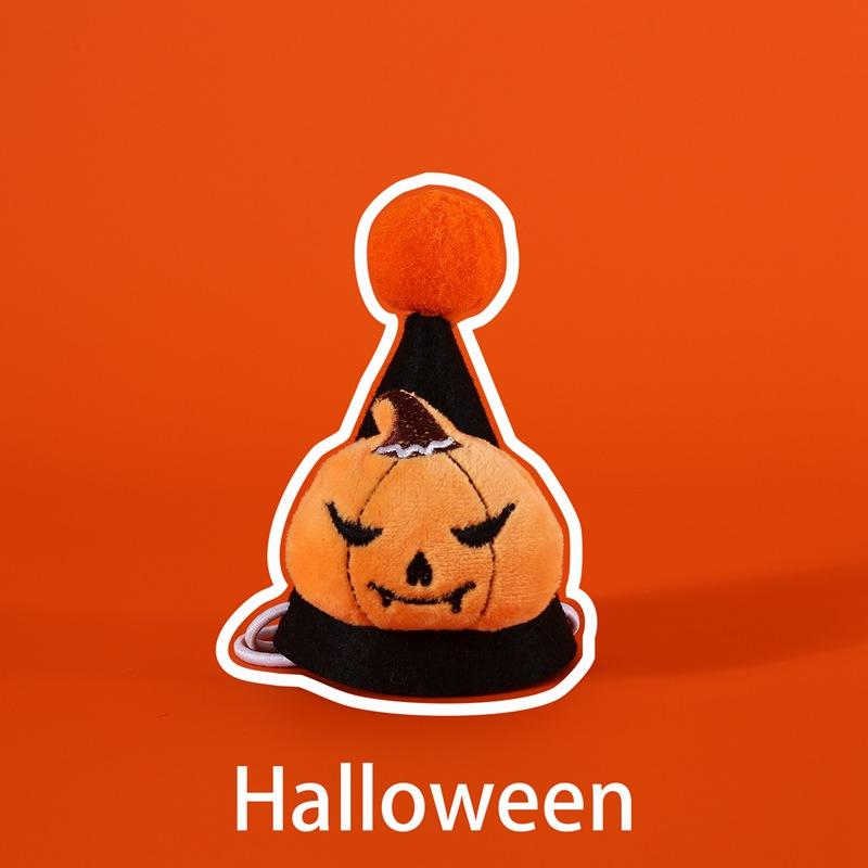 

Halloween Pet Costume Cosplay Pumpkin Magic Hat Halloween Cute Costume Halloween Cat Dog Halloween Party for Pet Supplies