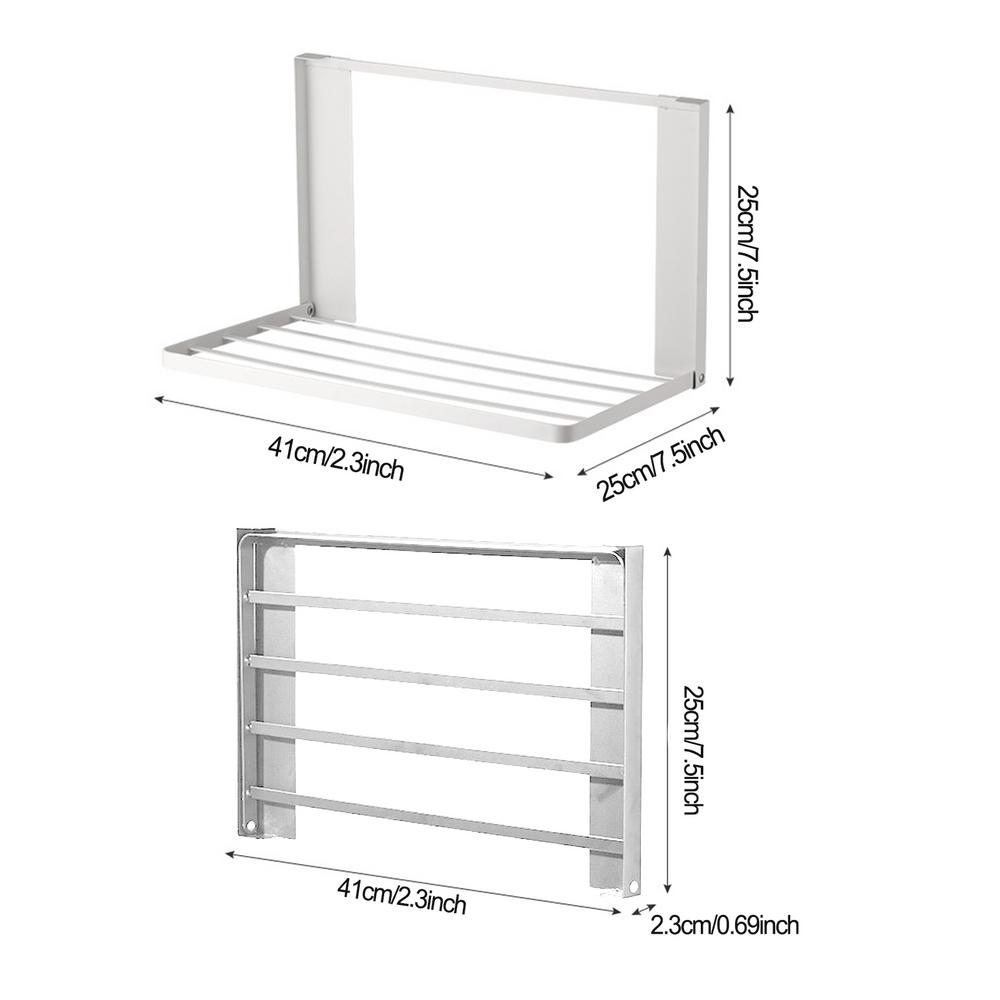 Magnetic Fridge Shelf Universal Drill Free Folding Shelf Washing Machine Refrigerator Side Hanger Shelf Kitchen Storage Shelf