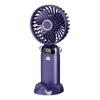 Portable Handheld Mini Fan 6 Speed 90° Foldable Fan LED Digital Display 3600mAh Rechargeable Cooling Fan for Outdoor Travel