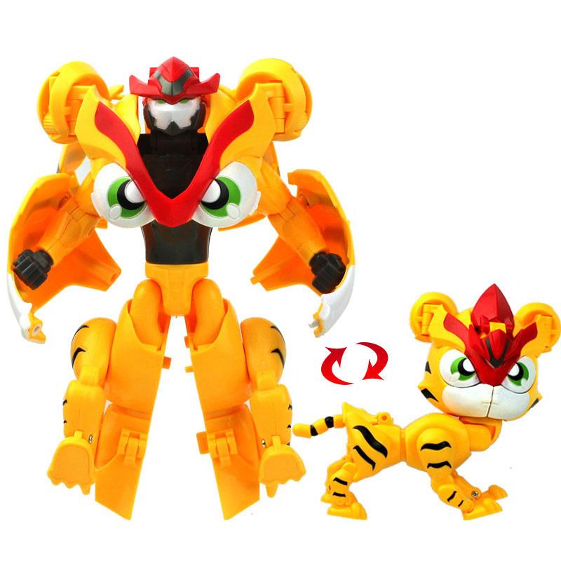 New GGBOND Deformation Robot Tigers Action Figures GG BOND Transformation Deer Crane toys for children gift Brinquedos