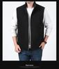 Men's Double-Sided Plush Thickened Vest, Stand-Up Collar for Outdoor, Custom Logo.