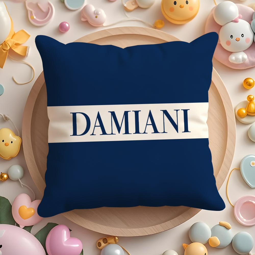Italian Gorgeous D-Damiani Cushion Cover Home & Car Multi-Scene Pillow Cover - Reversible, Soft & Durable for Daily Use