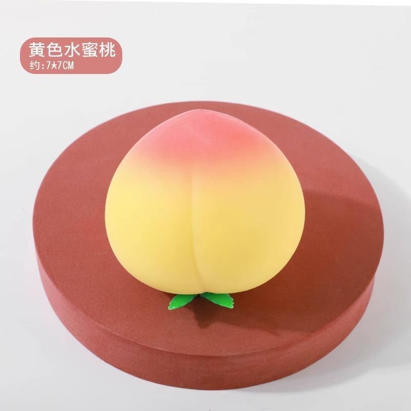Creative decompression simulation peach, big peach, kneading and slow rebound stress relieving toy