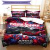 3PC Custom Name JDM Car Culture Poster Bedding Set Duvet Cover Closure Includes 1 Duvet Cover & 2 Pillowcases for Bedroom